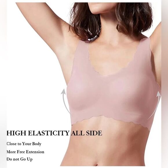 Seamless Bra Comfortable Wirefree Sports Yoga Bras Sleep Bra Tank Tops for Women - Picture 5 of 9